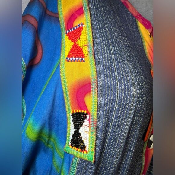 Faith Patchwork Button-Up Tunic – Size M - Picture 8 of 13